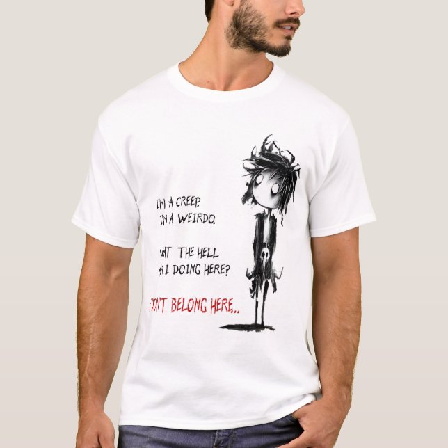 Im Weirdo (Radiohead) T-Shirt (Vorderseite)