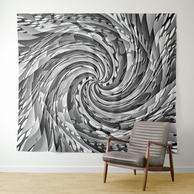 Im Wind... Wandteppich (Beispiel (Horizontal))