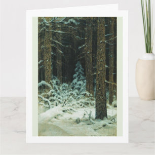 IM WINTER Ivan Shishkin 1883 Weihnachten Karte