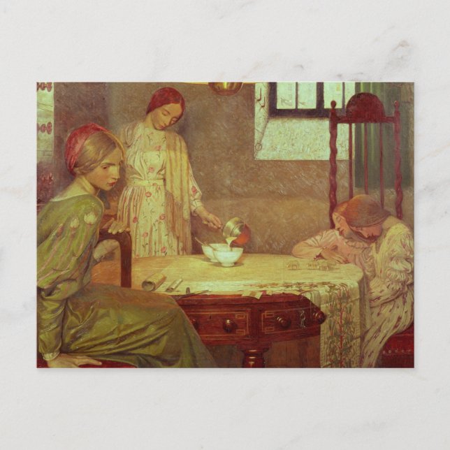 Im Winter Postkarte (Vorderseite)