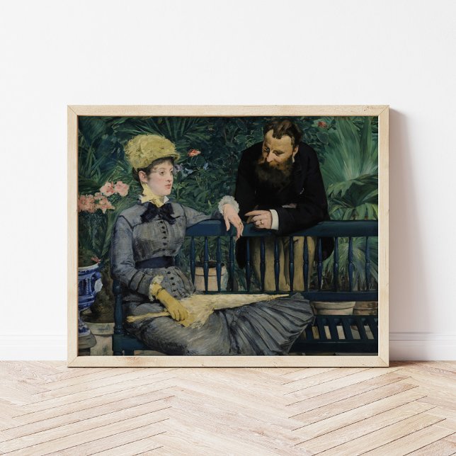 Im Wintergarten | Édouard Manet Poster (Von Creator hochgeladen)