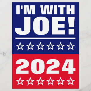 I'm with Joe! American 2024 Presidential Elections Flyer