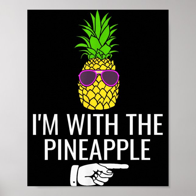 I'm With Ne Shirt Funny Ne Halloween Costume  Poster (Vorne)