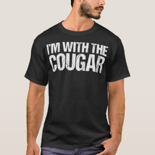 I'm With The Cougar Halloween  T-Shirt