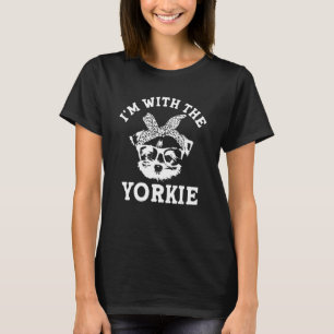 Im with Yorkie Yorkshire Terrier Dog Toy Size T-Shirt