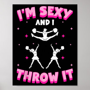 Im Y Und Ich Werde Es Werfen Cheerleading Cheerlea Poster