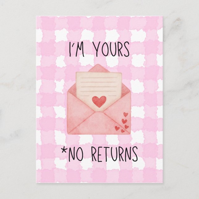 I'm Yours Feiertagspostkarte (Vorderseite)
