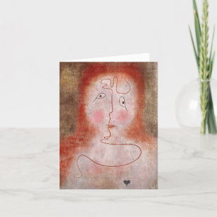 Im Zauberspiegel von Paul Klee Dankeskarte