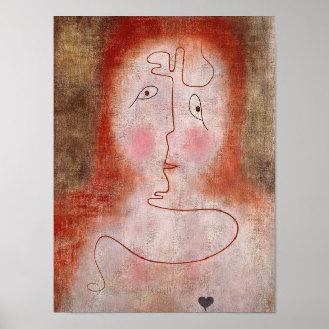 Im Zauberspiegel von Paul Klee Poster (Vorne)