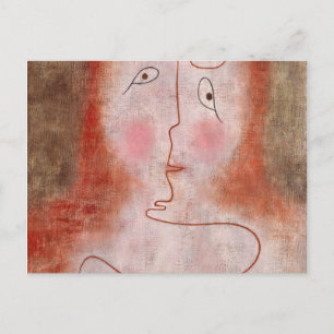 Im Zauberspiegel von Paul Klee Postkarte