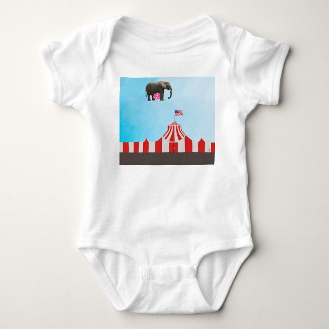 Im Zirkus T-Shirt Baby Strampler (Vorderseite)