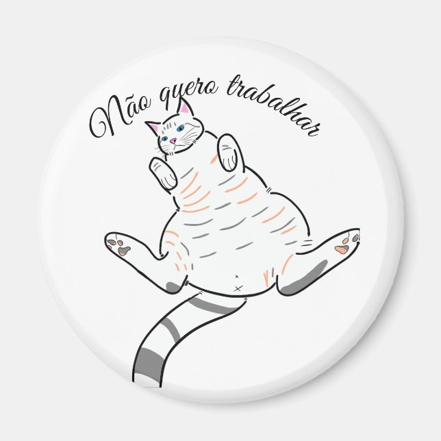 Imã de gato, frases magnet (Vorne)