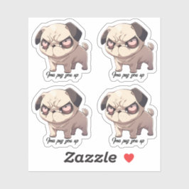 Ima Mops Sie oben Vinyl Sticker Set 4