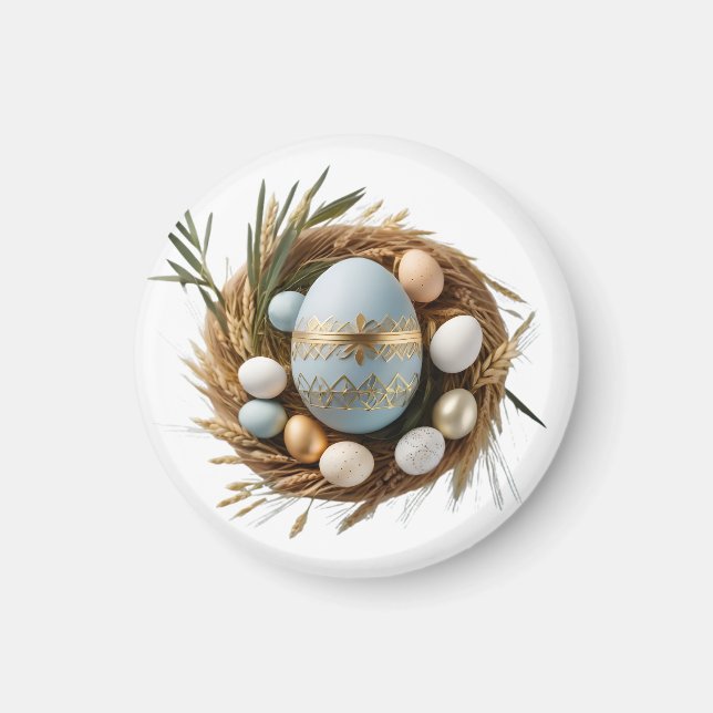 Imã Redondo Luz da Páscoa Magnet (Vorne)