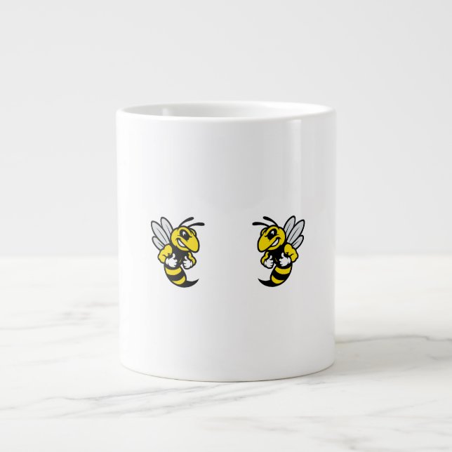 Imabee Reversed Funny Bee Jumbo-Tasse (Vorderseite)