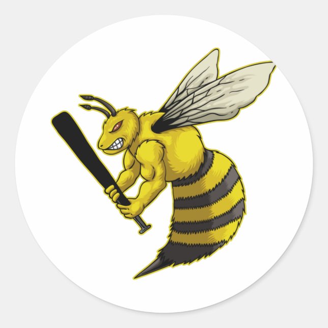 Imabee Reversed Runder Aufkleber (Vorderseite)