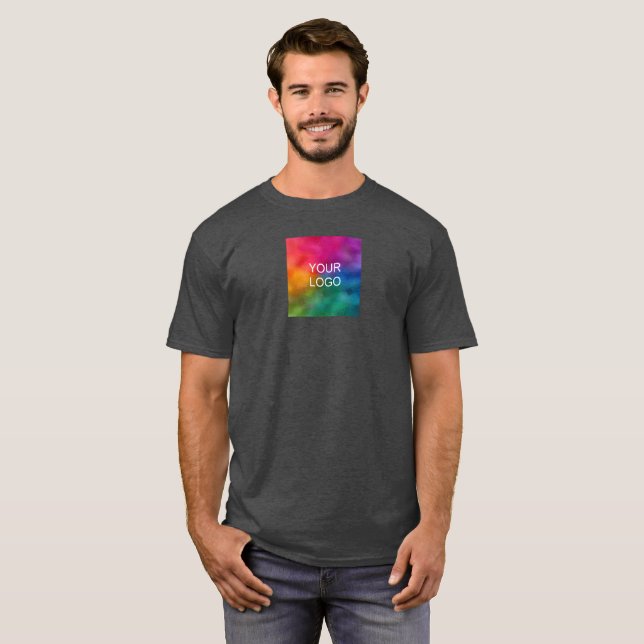 Image-Logo-Foto für die Eigenheizung hochladen T-Shirt (Vorne ganz)