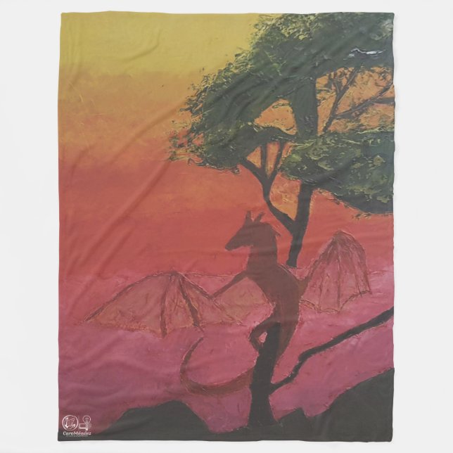 Imagen de mi obra arte Fantasía y realidad Fleecedecke (Vorderseite)