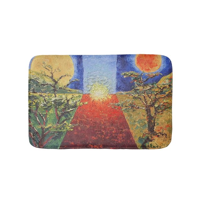 Imagen de mi obra arte La puesta del sol Badematte (Vorderseite)