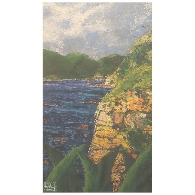 Imagen de mi obra arte La roca Tischdecke (Vorderseite)