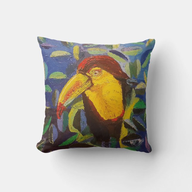Imagen de mi obra arte Tucán Kissen (Vorderseite)