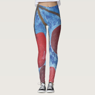 Imagen de mi obra Cerezas Leggings