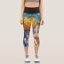 Imagen de mi obra Piña Capri Leggings