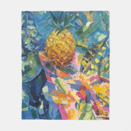 Imagen de mi obra Piña Fleecedecke