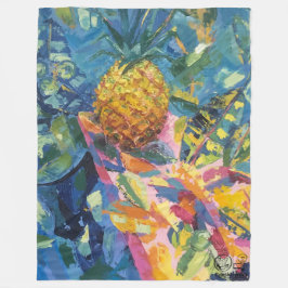 Imagen de mi obra Piña Fleecedecke