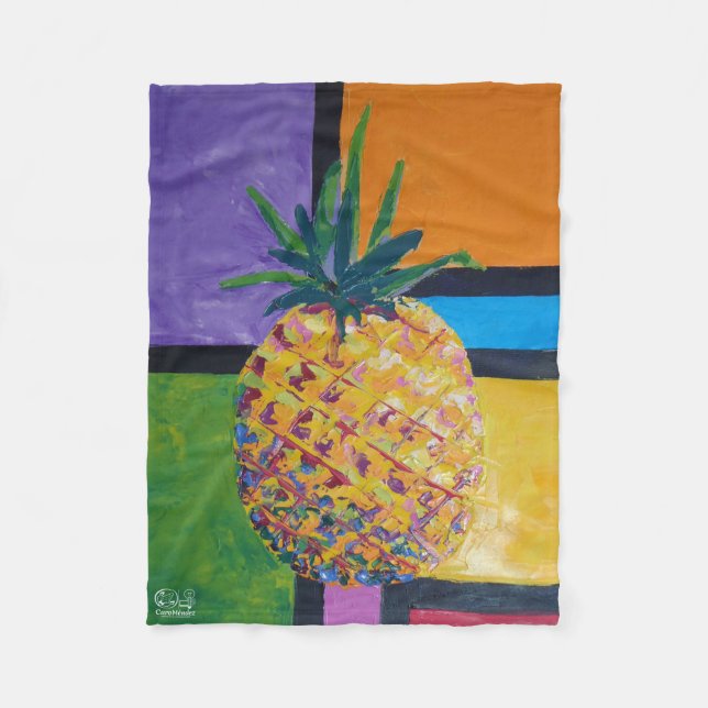 Imagen de mi obra Piña. Serie Fleecedecke (Vorderseite)