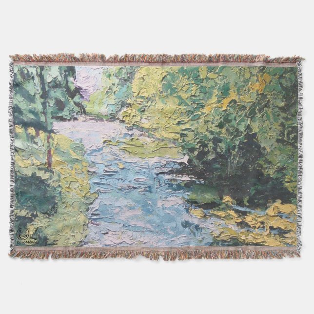 Imagen de mi obra Viendo a travéz del bosque Decke (Vorderseite)