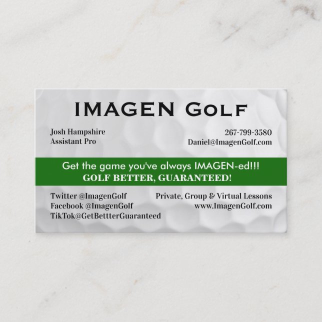 iMAGEN November 2024 Josh Final Visitenkarte (Vorderseite)