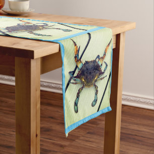 ImagesByMJ Florida Crab Table Runner Kurzer Tischläufer