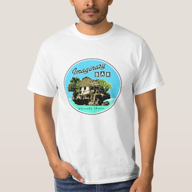 Imagiary Bar-Insel-Hütten-T - Shirt (Vorderseite)