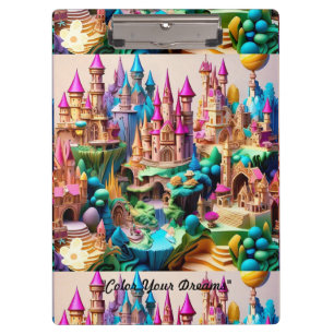 "Imaginäre Königreiche erforscht" Klemmbrett