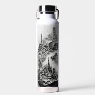 Imaginäre Stadt San Francisco Trinkflasche