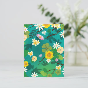 Imaginärer Dschungel 1 Postkarte