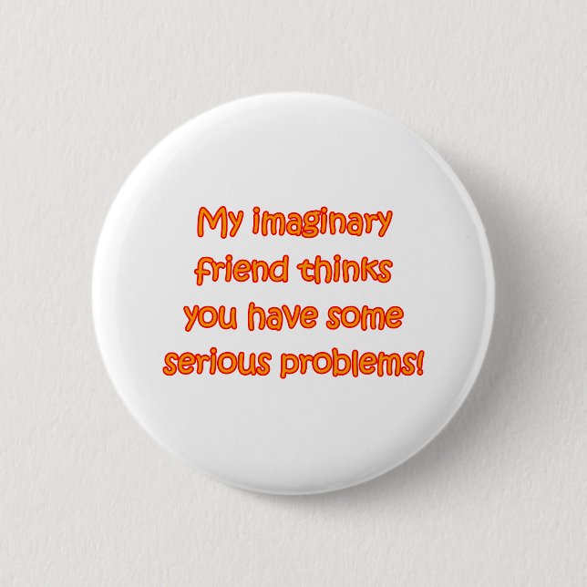 Imaginärer Freund Button (Vorderseite)