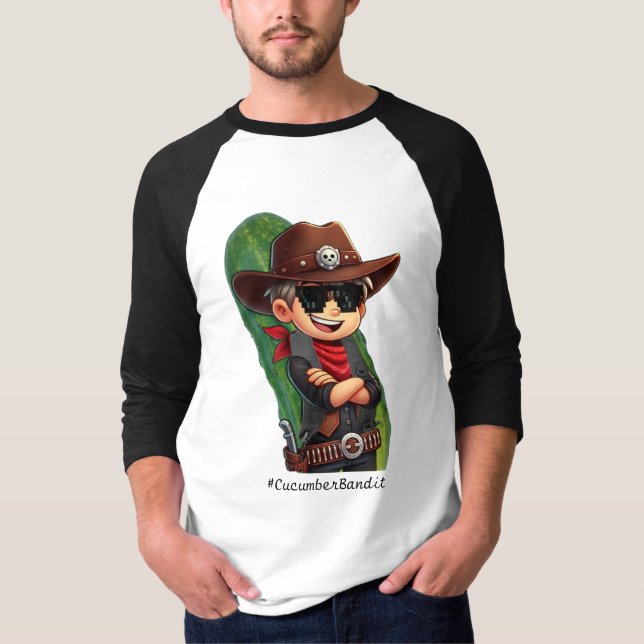 Imaginary Bandits - #CucumberBandit QR T - Shirt (Vorderseite)