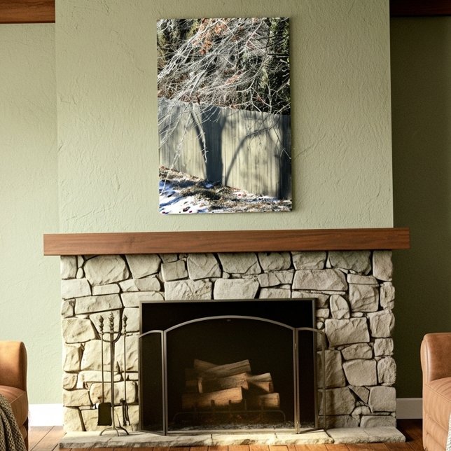 Imaginary Shadow Winter Tree Fine Art Photography Leinwanddruck (Von Creator hochgeladen)