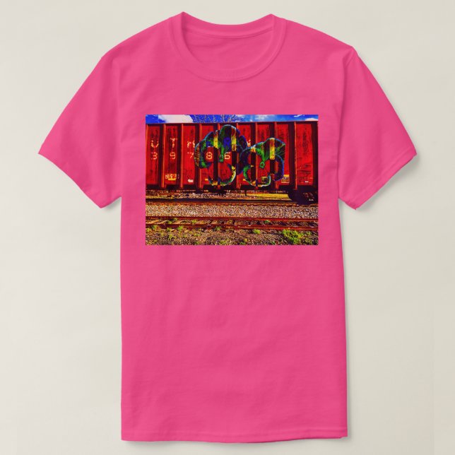 Imaginary Train Graffiti T-Shirt (Design vorne)