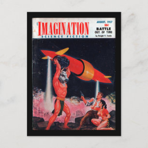 Imagination - 1957-08_Pulp Art Postkarte