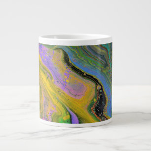 Imagination 2 Lebendige Geode Abstrakte Trinktasse Jumbo-Tasse