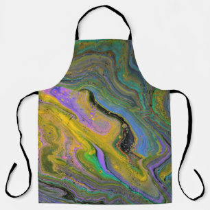 Imagination 2 Vibrante Geode Abstract Apron Schürze
