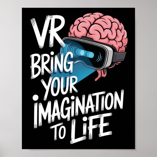 Imagination-fueled Vr Headset For Gamers And Kids  Poster (Vorne)