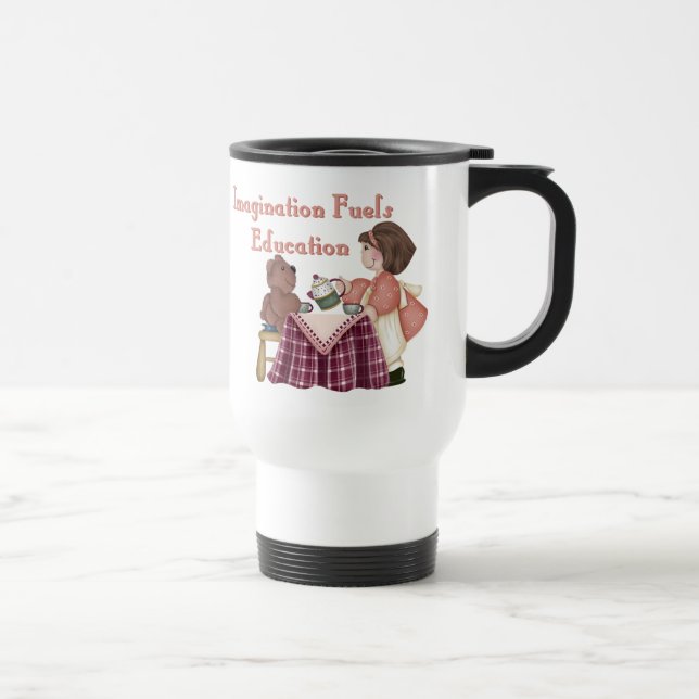 Imagination Fuels Bildung (Teaparty) Tasse (Rechts)