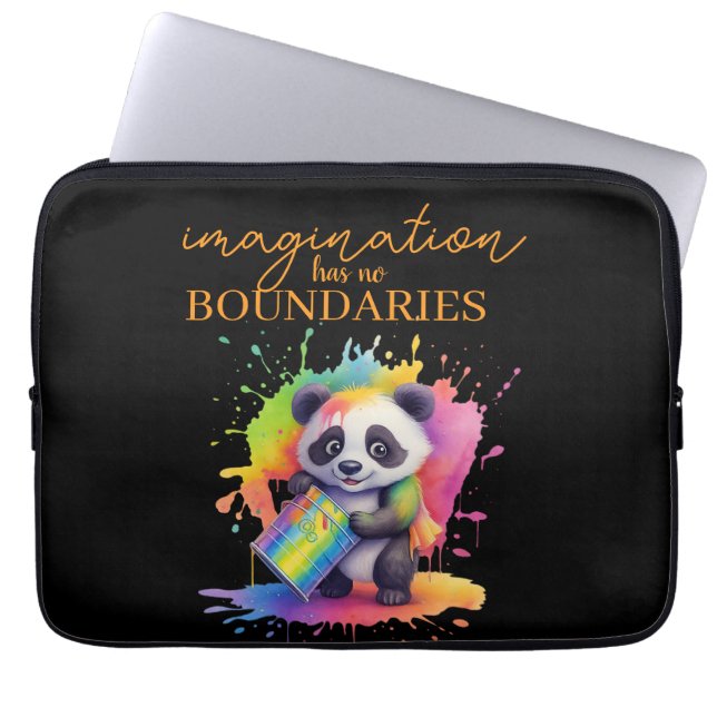 Imagination Has No Boundaries — Laptop Cases Laptopschutzhülle (Vorderseite)