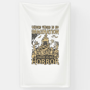 Imagination Horror Halloween Spukhaus Friedhof Banner