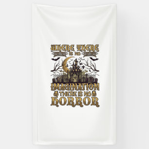 Imagination Horror Halloween Spukhaus Friedhof Banner