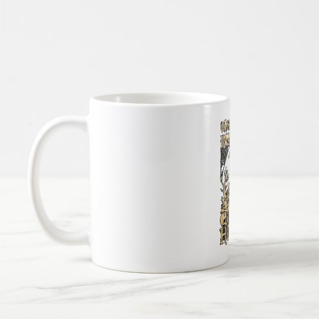 Imagination Horror Halloween Spukhaus Friedhof Kaffeetasse (Links)